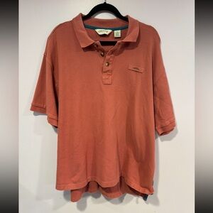 Orvis‎ terracotta colored polo